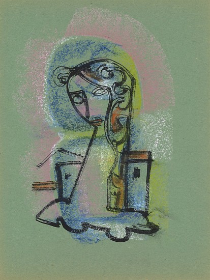 Ernest Lothar, Drawing 279
1953, ink and pastel on construction paper