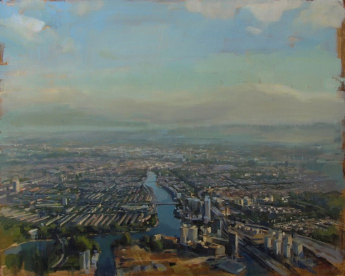 Victoria Brace, Blue Over Moscow
2018, oil on canvas