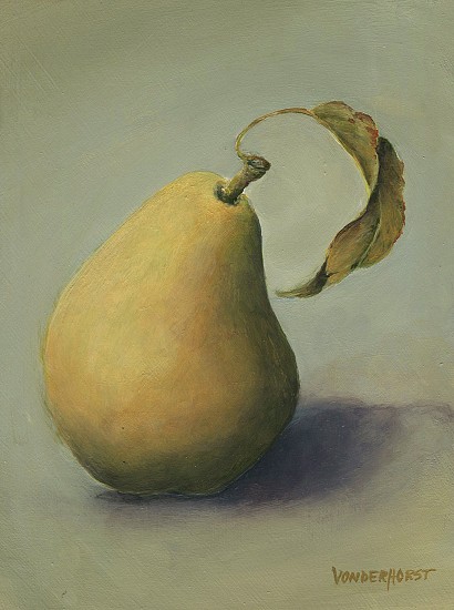 Lori Vonderhorst, September Pear No. 4
2021, acrylic on panel