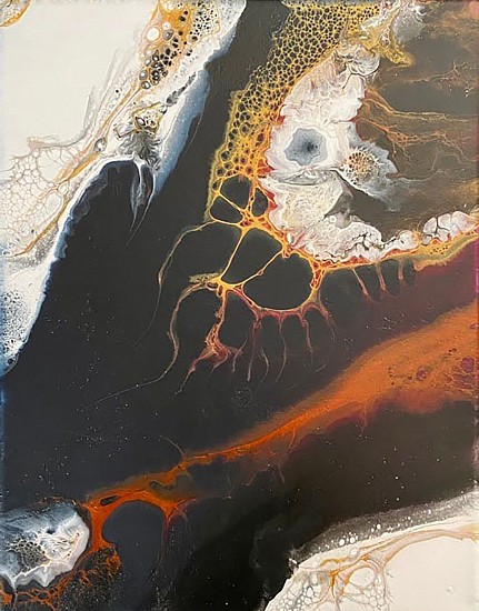 Sara Taylor, Eclipse, 2/3
2021, acrylic on canvas/varnish