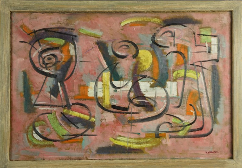 Ernest Lothar, Abstraction
oil on canvas