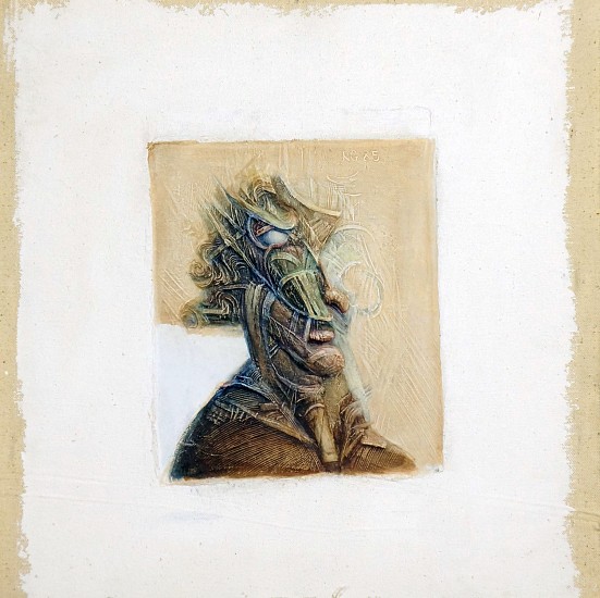 Robert Grimes, Study for Personal Demon
1985, oil on cast acrylic relief