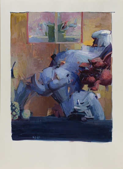Robert Grimes, Gouache Painting - 3
1987, gouache on paper