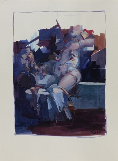 Robert Grimes, Goauche Painting - 4
1990, gouache on paper