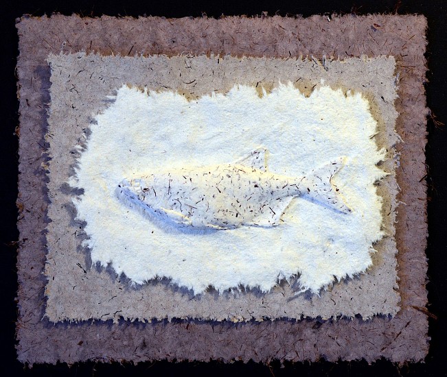 Lonnie Hutson, Redside Shiner<br />
2022, cast cotton paper and snowy milkweed