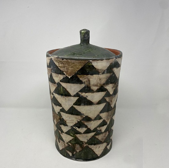 Maggie Jaszczak, Large Lidded Jar 2
2021, ceramic earthenware