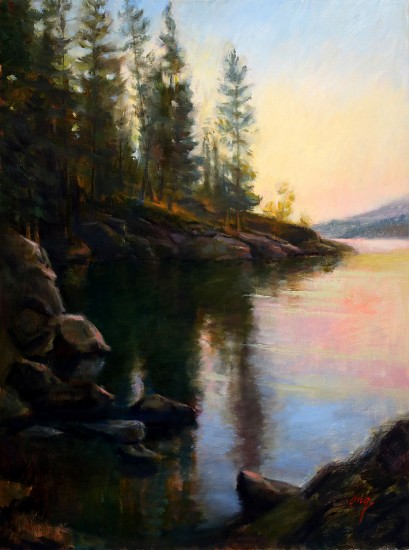 Wilson Ong, Evening Light
oil on canvas