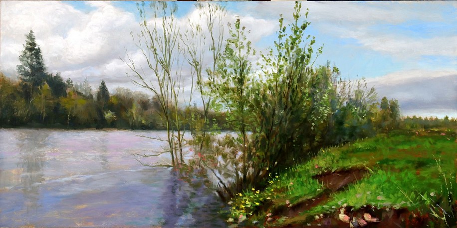 Wilson Ong, Rivers Edge
oil on canvas