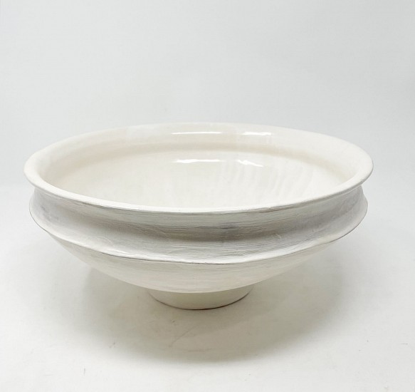 Maggie Jaszczak, Large White Bowl
2022, ceramic earthenware