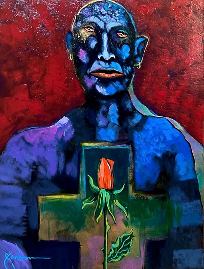 Ric Gendron, Winter Rose
2020, acrylic