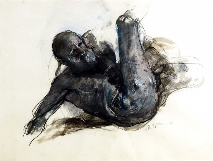 Peter Cox, Study for Lazarus
charcoal, pastel, acrylic