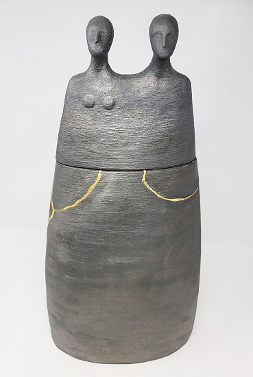 Susan Mattson, Immaculate Concept: Tried & True
2018, High-Fired Clay, Gold Leaf