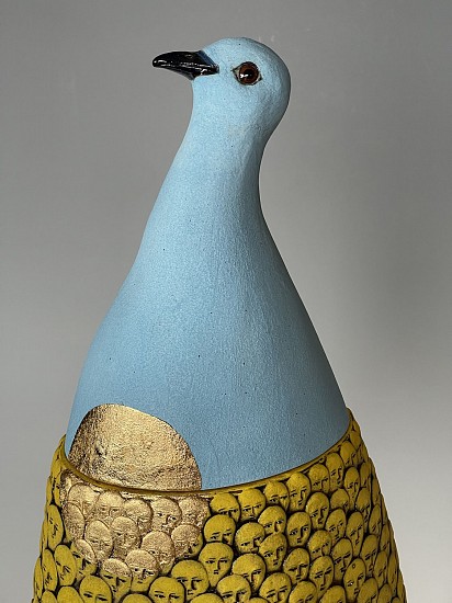 Susan Mattson, Keeping on the Sunny Side
2023, Earthenware, oxides and underglaze