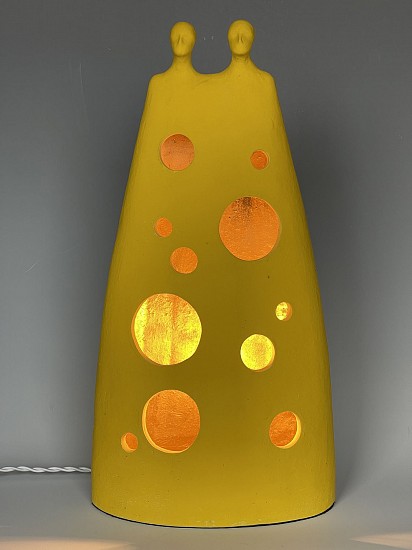Susan Mattson, Cheese Lamp Yellow
2023, Stoneware, oxides and underglaze