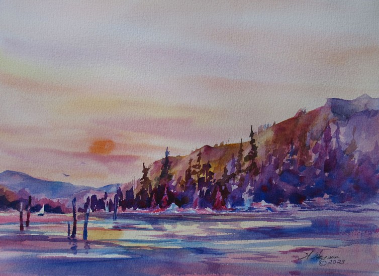 Wes Hanson, Soft Sunrise
2023, watercolor