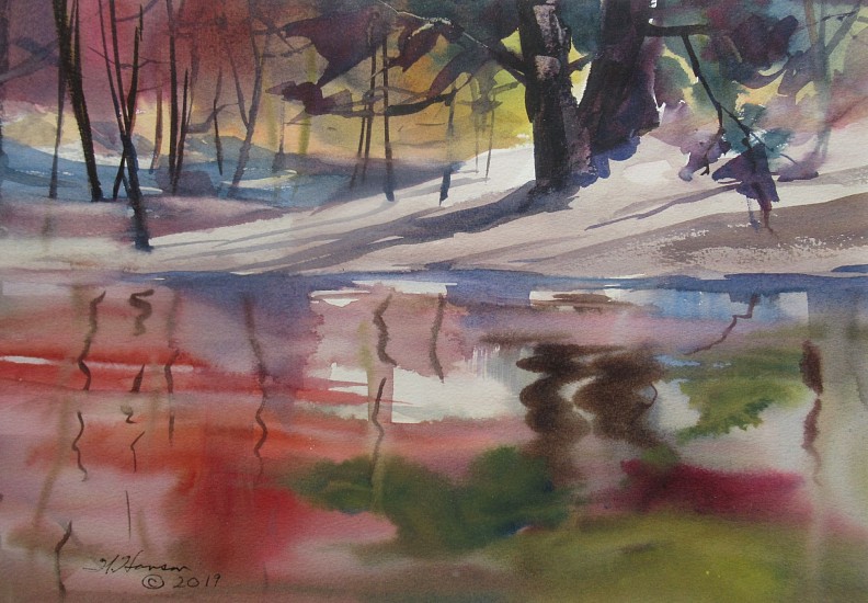 Wes Hanson, Winter's Colors
2019, watercolor