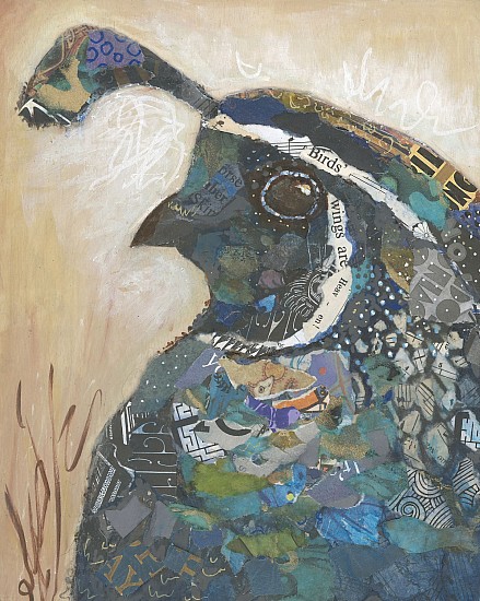 Jacquie Masterson, Darby the Quail
2023, mixed media