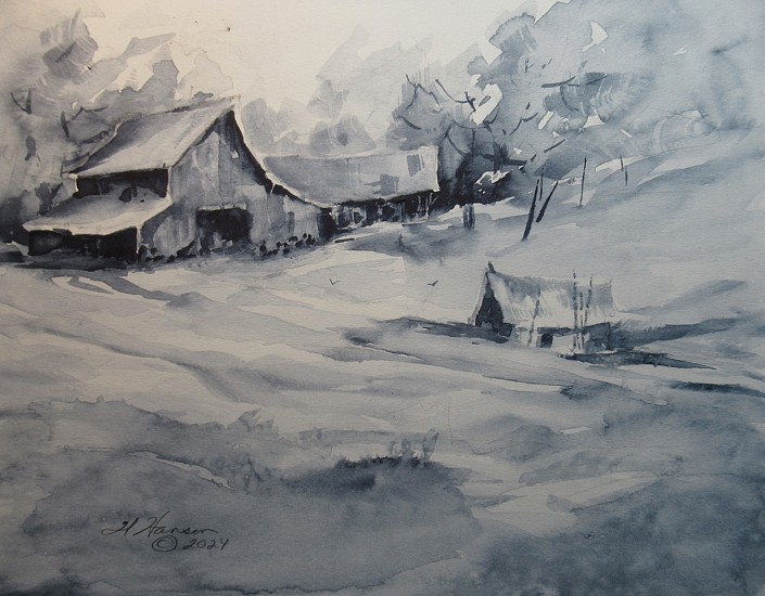 Wes Hanson, Snowbound
2024, watercolor