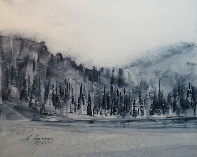 Wes Hanson, Snow Lake
2024, watercolor
