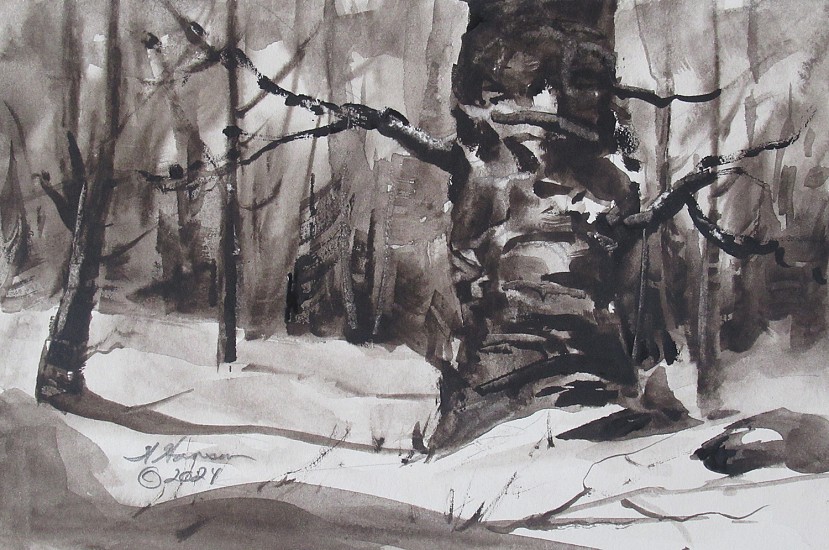 Wes Hanson, Through the Woods
2024, watercolor