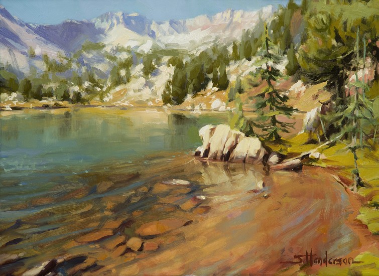 Steve Henderson, Crystalline Waters
2023, oil on panel