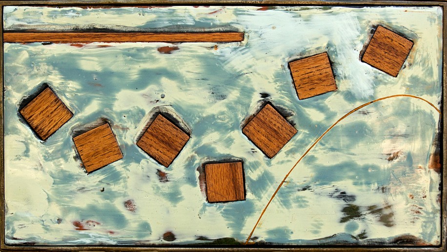 Michael Horswill, Stepping Stones
2024, wood, steel, encaustic