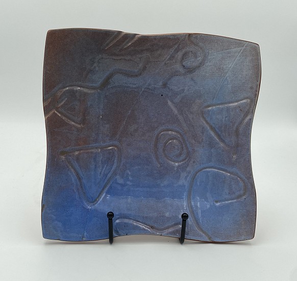 David Hutchens, Small Square Blue
2001, ceramic