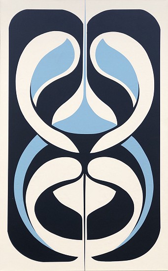 Jon Morse, #21 blue and black
2021, acrylic on canvas