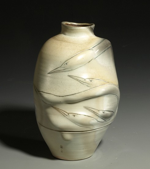 Frank Boyden, Heron Vase
wood-fired porcelain