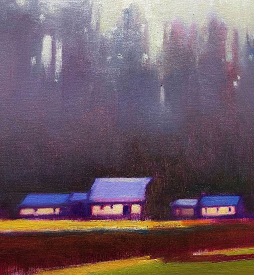 Kathy Gale, Skagit Sunrise
2020, oil on paper