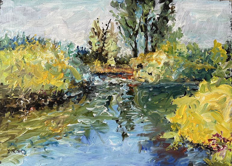 LR Montgomery, River Walk
2024, oil on panel