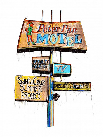 Helen Parsons, Motel Sign: Peter Pan
2023, Fiber Art