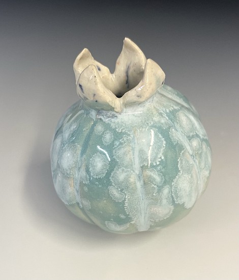 Mary Frances Dondelinger, Poppy Seed Pod Vase 10
2024, stoneware