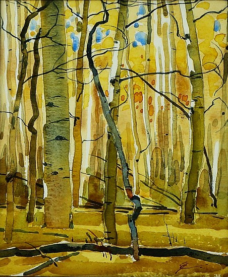 George Carlson, Aspen of Oak
1970, watercolor