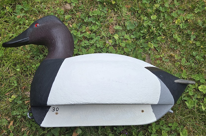 Frank Werner, Canvasback drake #30
wood carving