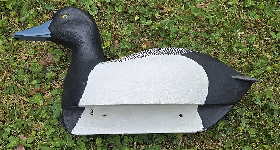 Frank Werner, Scaup drake #8
wood carving