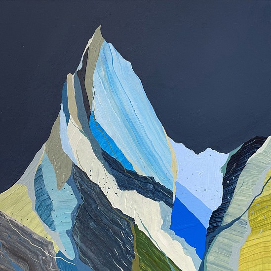 Ryan Molenkamp, Cascade no. 138
2023, acrylic on panel