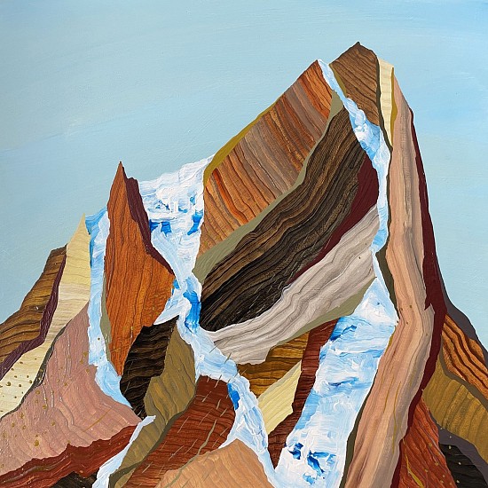 Ryan Molenkamp, Cascade no. 141
2023, acrylic on panel