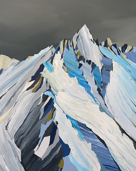 Ryan Molenkamp, Ridgeline no 32
2022/23, acrylic on panel