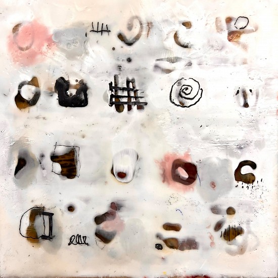 Pamela Caughey, Dot 13
2023, encaustic