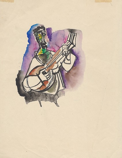 Ernest Lothar, Untitled
ink and watercolor