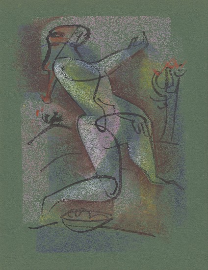 Ernest Lothar, Untitled
pastel on construction paper