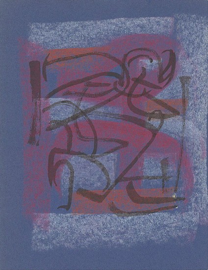 Ernest Lothar, Untitled
pastel on construction paper