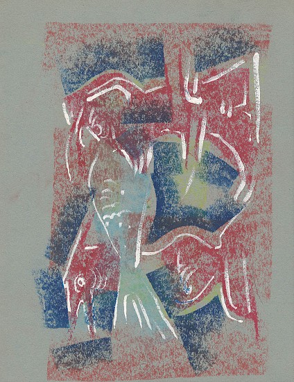 Ernest Lothar, Untitled
pastel on construction paper