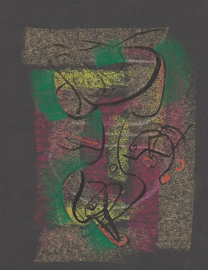 Ernest Lothar, Untitled
pastel on construction paper