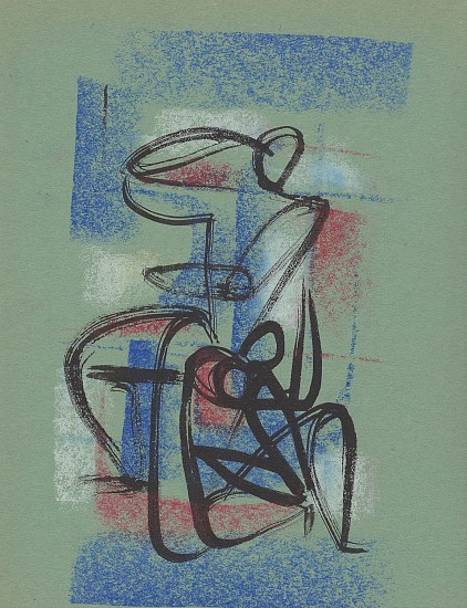 Ernest Lothar, Untitled
pastel on construction paper