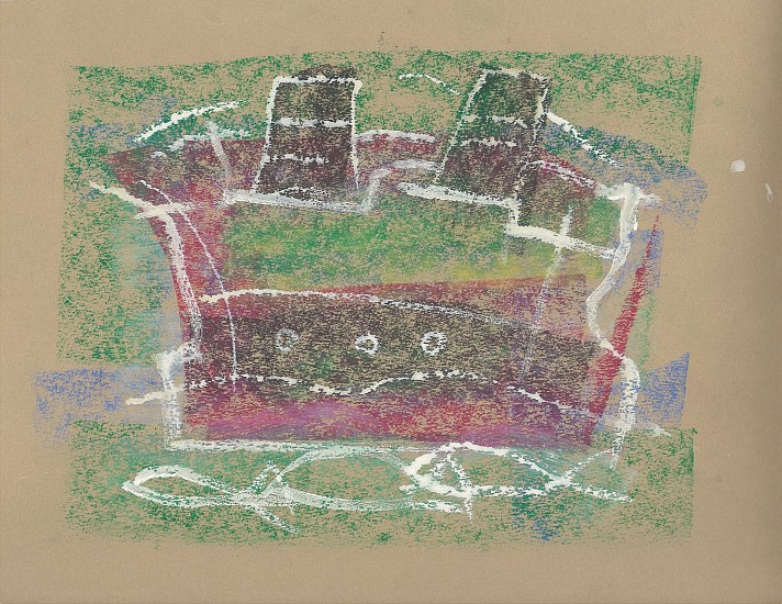 Ernest Lothar, Untitled
pastel on construction paper