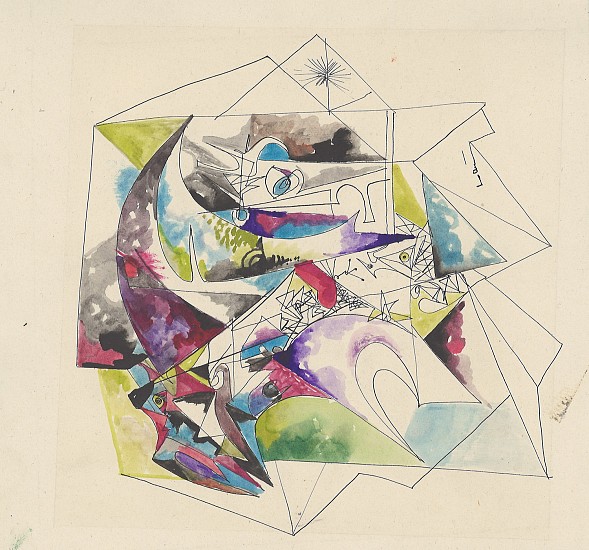 Ernest Lothar, Untitled
pen with watercolor