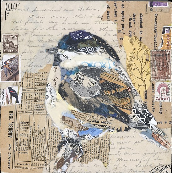 Jacquie Masterson, News From Home
2024, paper collage