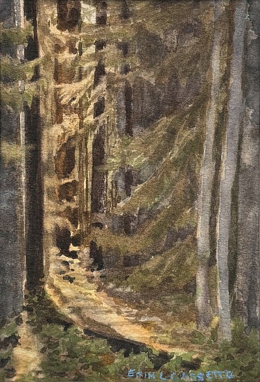 Erin Cassetto, Komorebi 1
2024, Watercolor on Arches